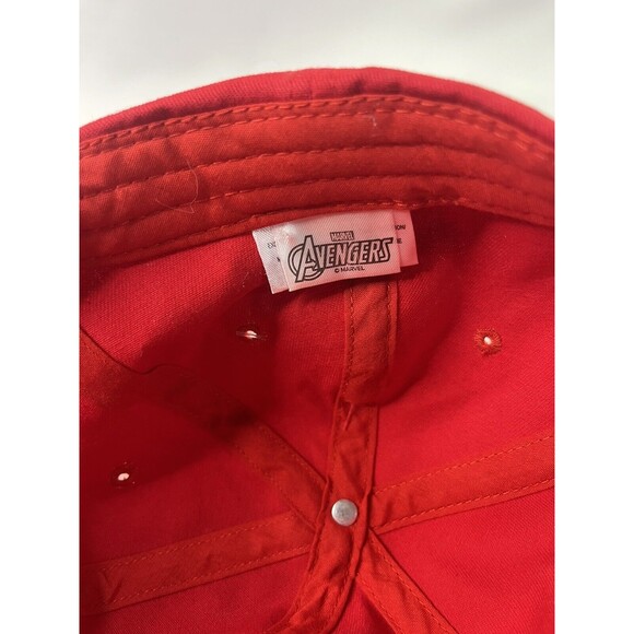 Culturefly Marvel Avengers Ironman Red Strap Back Hat New - Picture 7 of 9